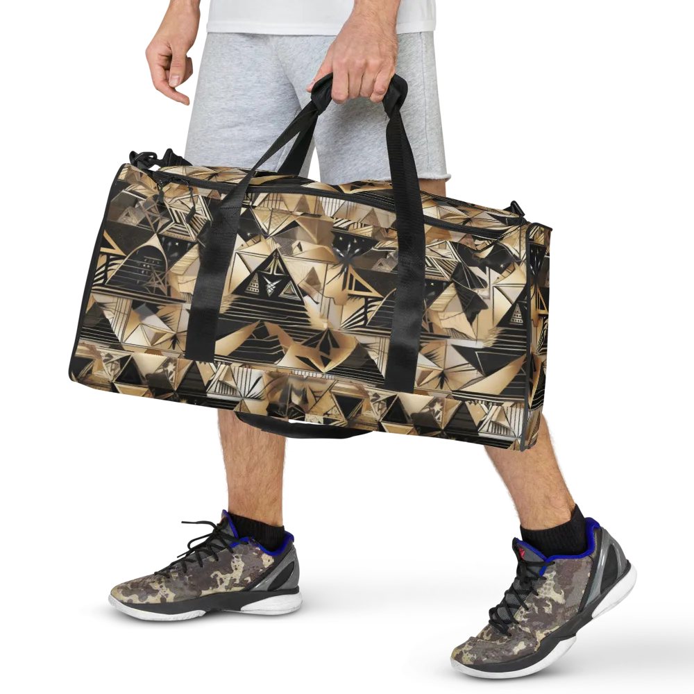 Nocturne Facets on Duffle Bag — Front