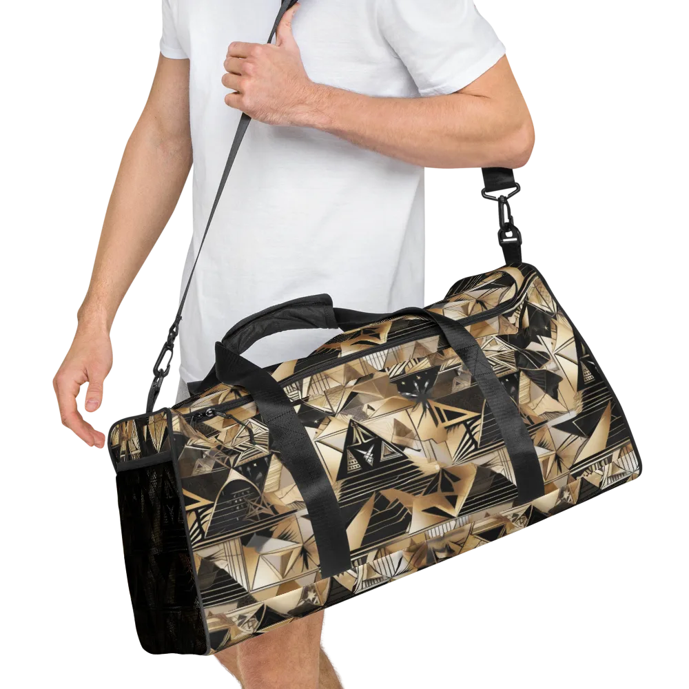 Nocturne Facets on Duffle Bag — Right Front