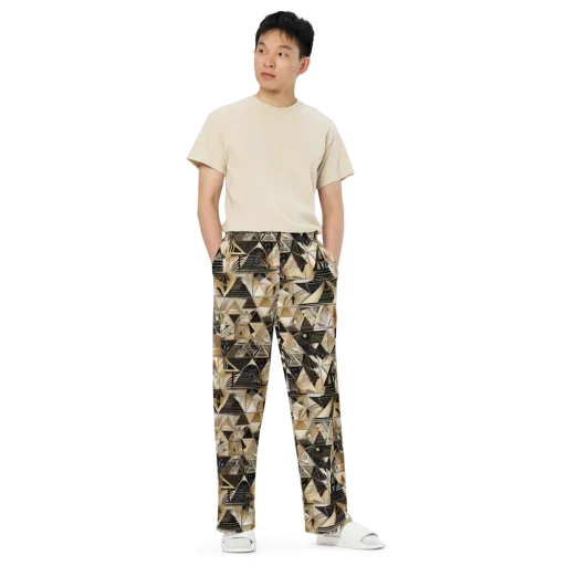 Nocturne Facets on a Wide-Leg Pants