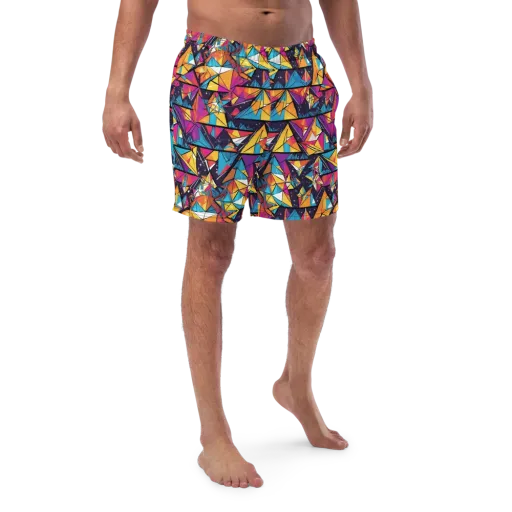 Prismatic Origami on a Swim Trunks