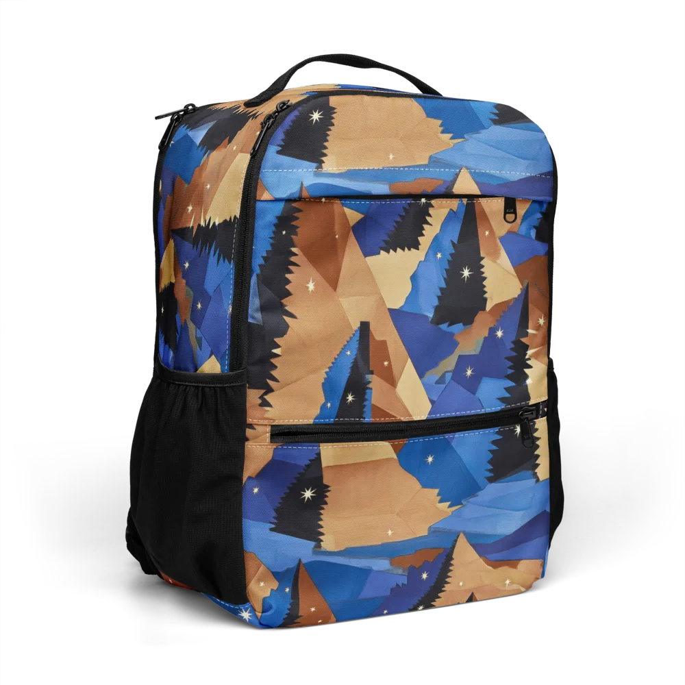 Midnight Alpine on Utility Backpack — Right Front