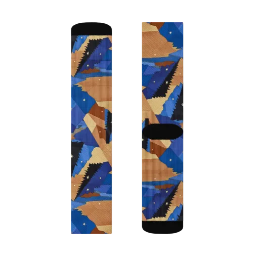 Midnight Alpine on a Socks