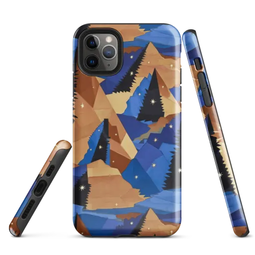 Midnight Alpine on a Tough Case for iPhone®