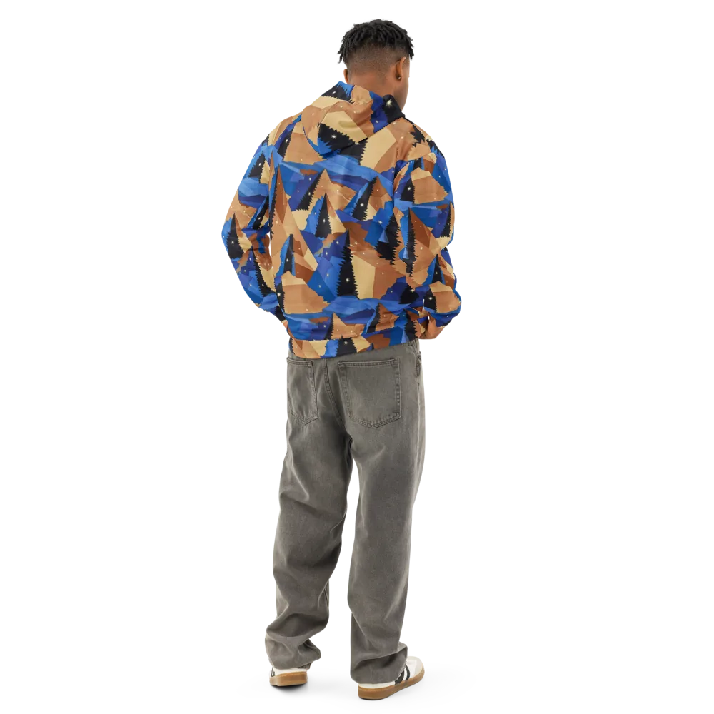 Midnight Alpine on Cotton Hoodie — Back