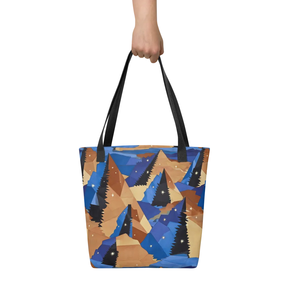 Midnight Alpine on Tote Bag — Front
