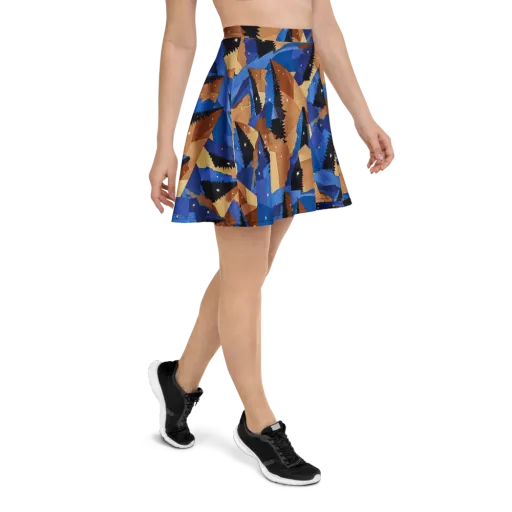 Midnight Alpine on a Skater Skirt