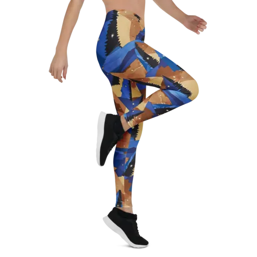 Midnight Alpine on a Leggings