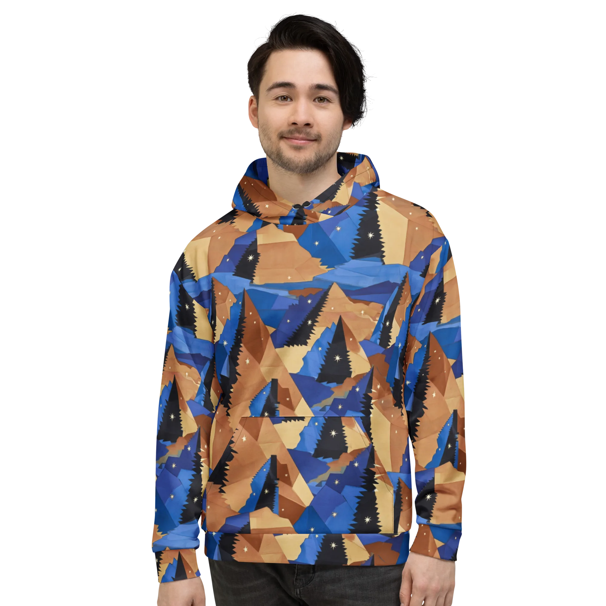 Midnight Alpine on Hoodie — Front