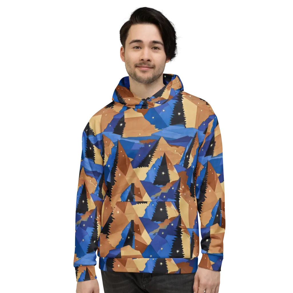 Midnight Alpine on Hoodie — Front