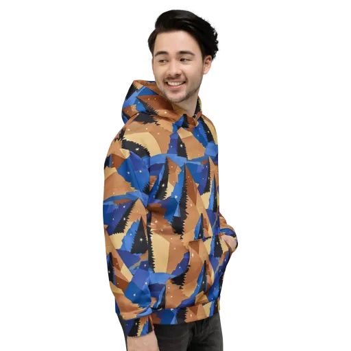 Midnight Alpine on a Hoodie