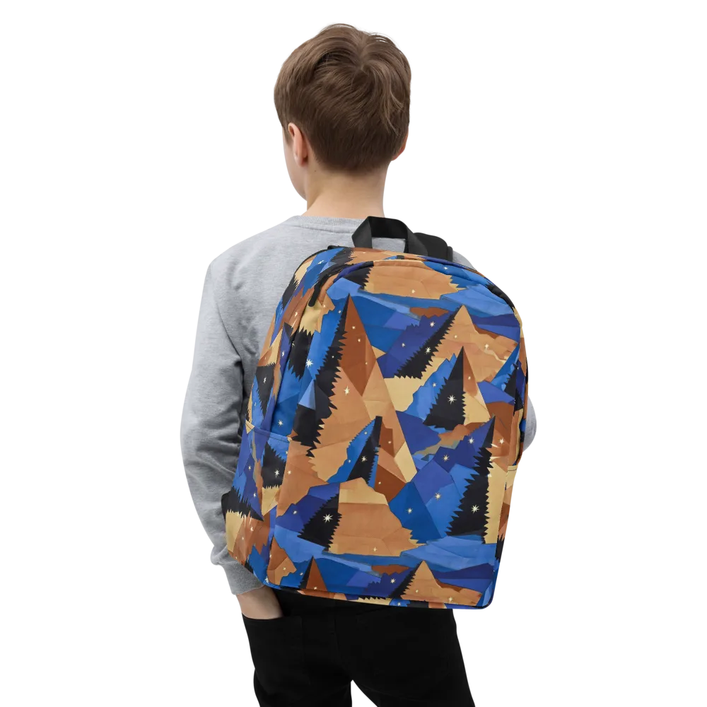 Midnight Alpine on Minimalist Backpack — Zoomed-in