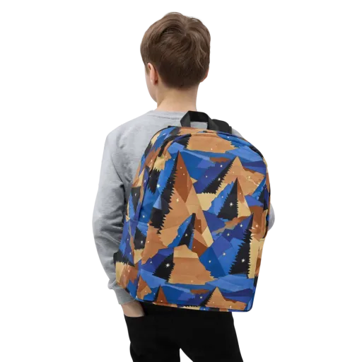 Midnight Alpine on a Minimalist Backpack