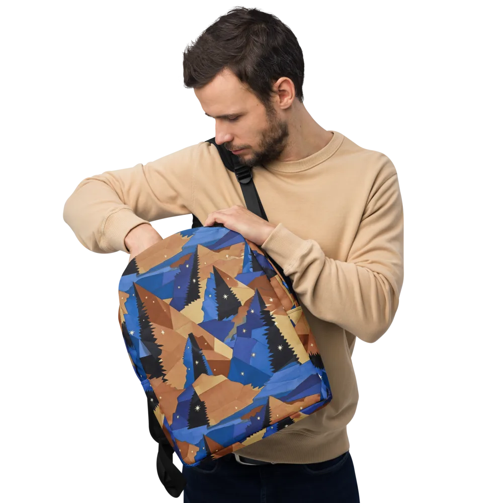 Midnight Alpine on Minimalist Backpack — Front