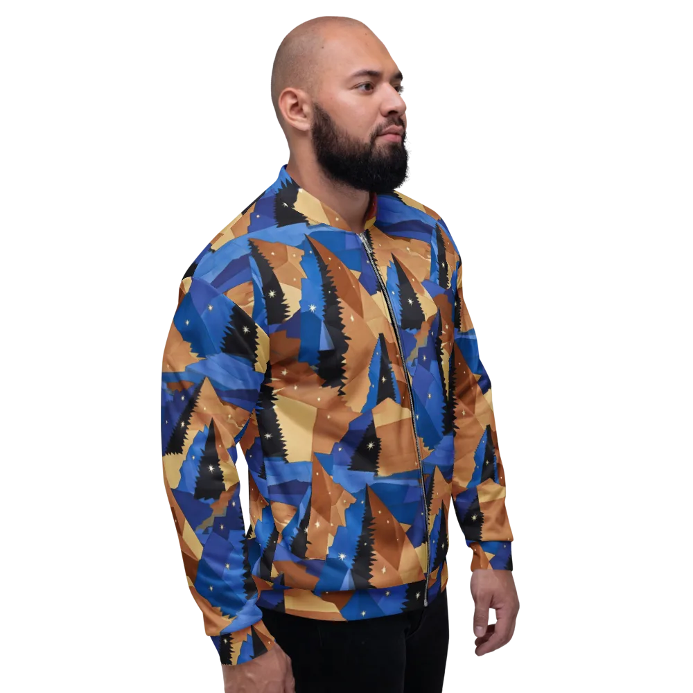 Midnight Alpine on Bomber Jacket — Right