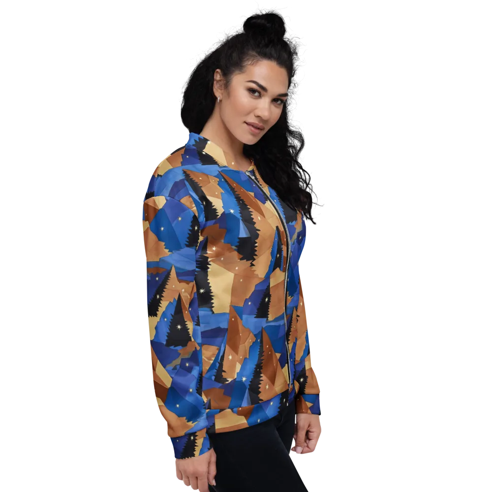 Midnight Alpine on Bomber Jacket — Right