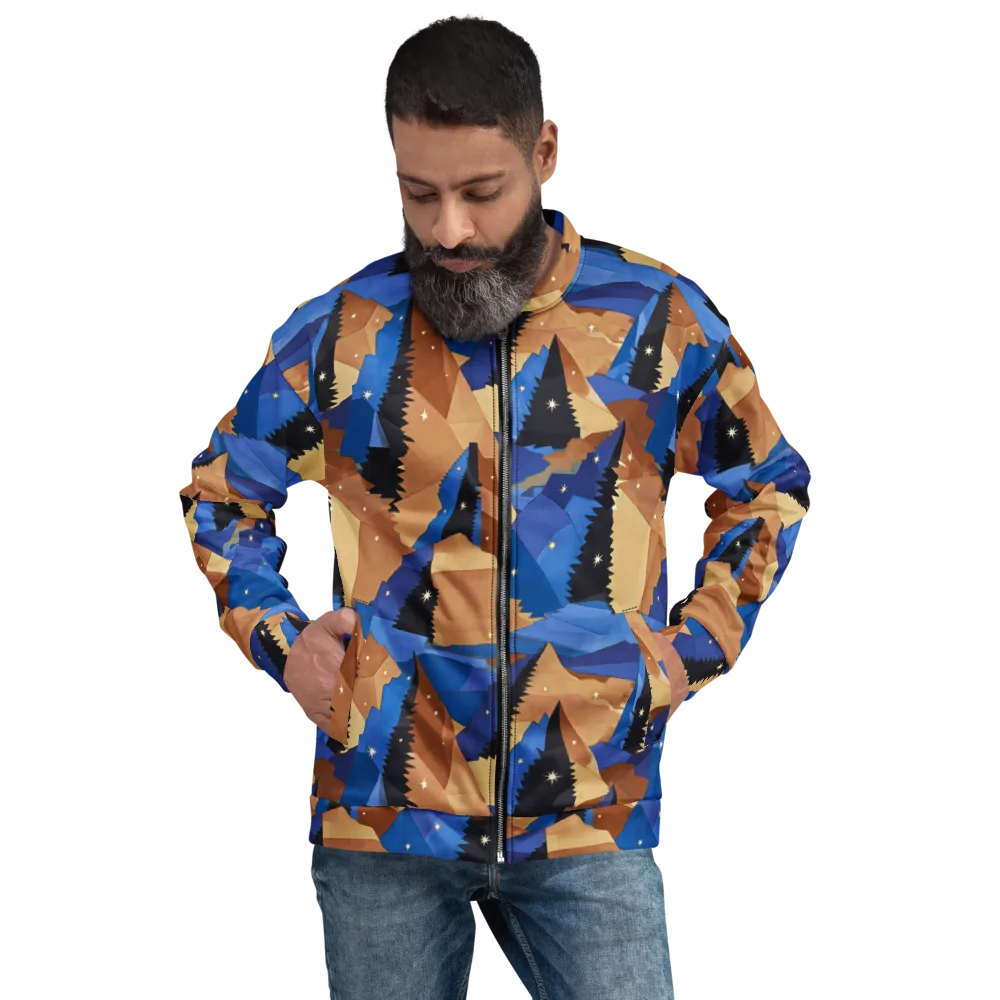Midnight Alpine on Bomber Jacket — Front