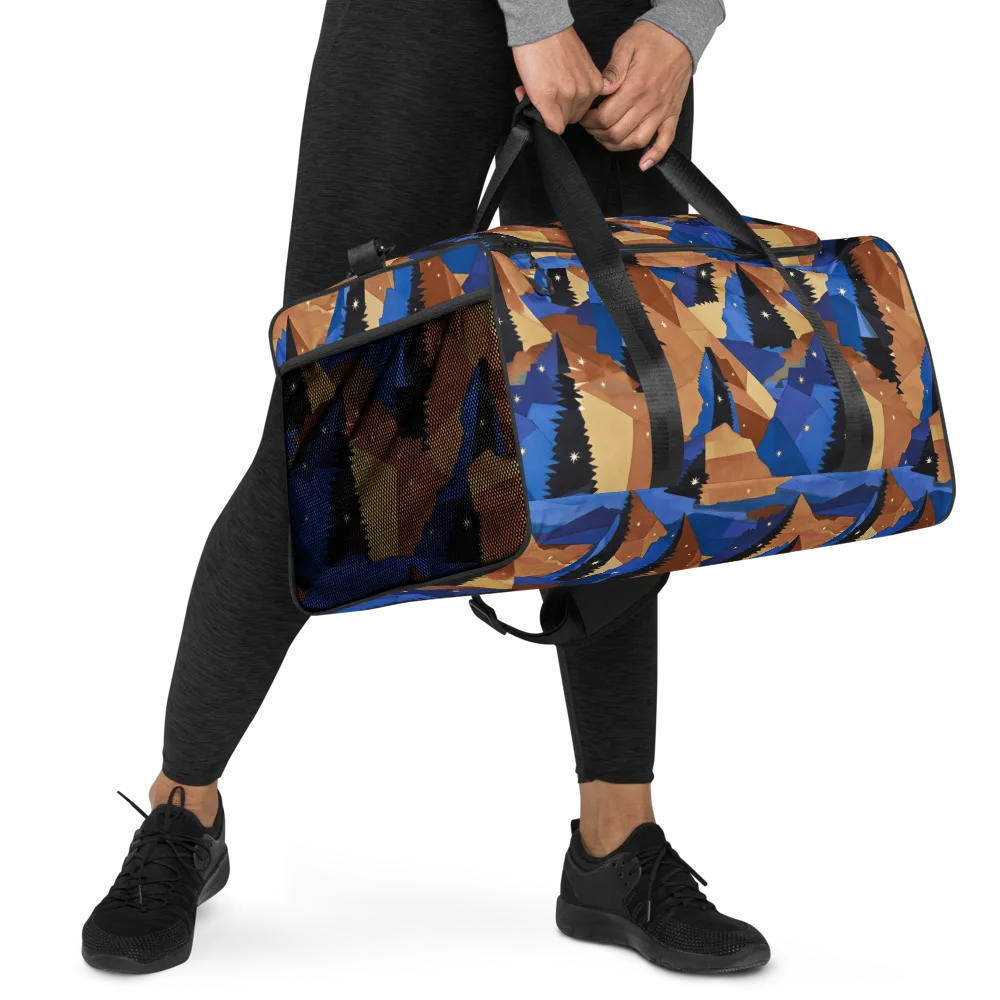 Midnight Alpine on Duffle Bag — Right Front