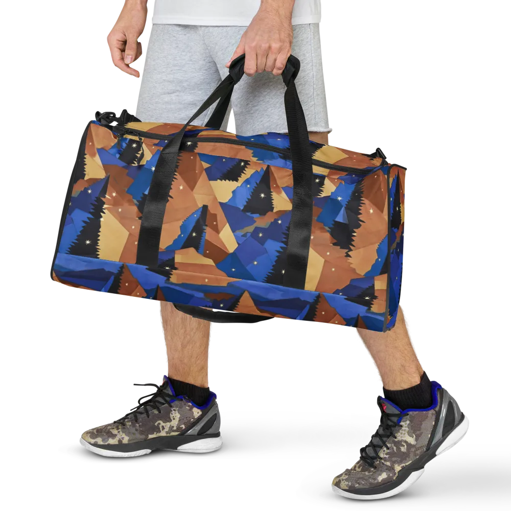 Midnight Alpine on Duffle Bag — Front