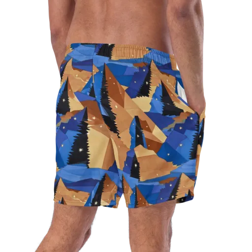 Midnight Alpine on a Swim Trunks