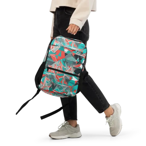 Coral Geometry on a Utility Backpack
