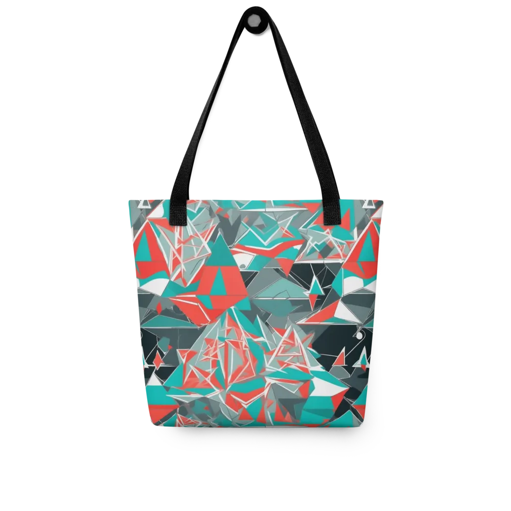 Coral Geometry on Tote Bag — Front