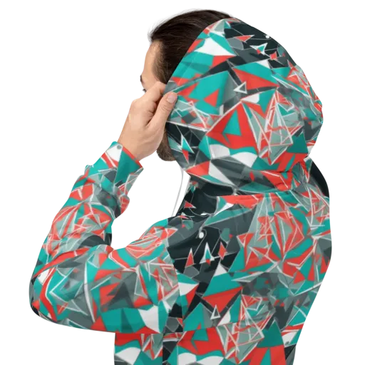 Coral Geometry on a Hoodie