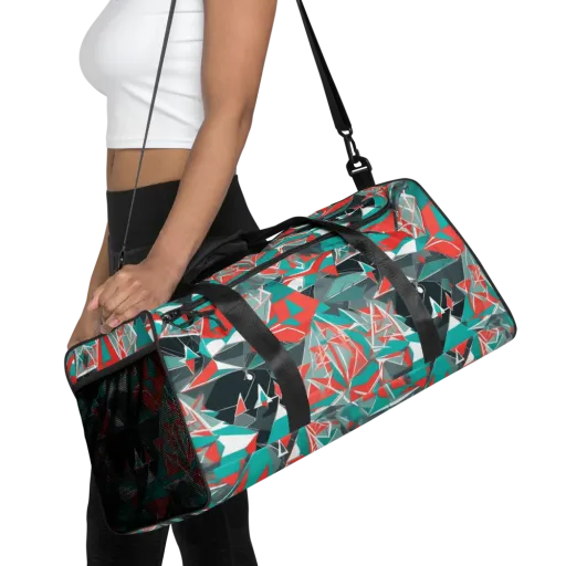 Coral Geometry on a Duffle Bag