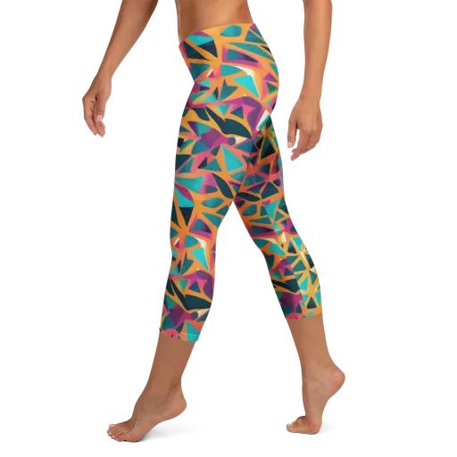Magma Matrix on a Capri Leggings