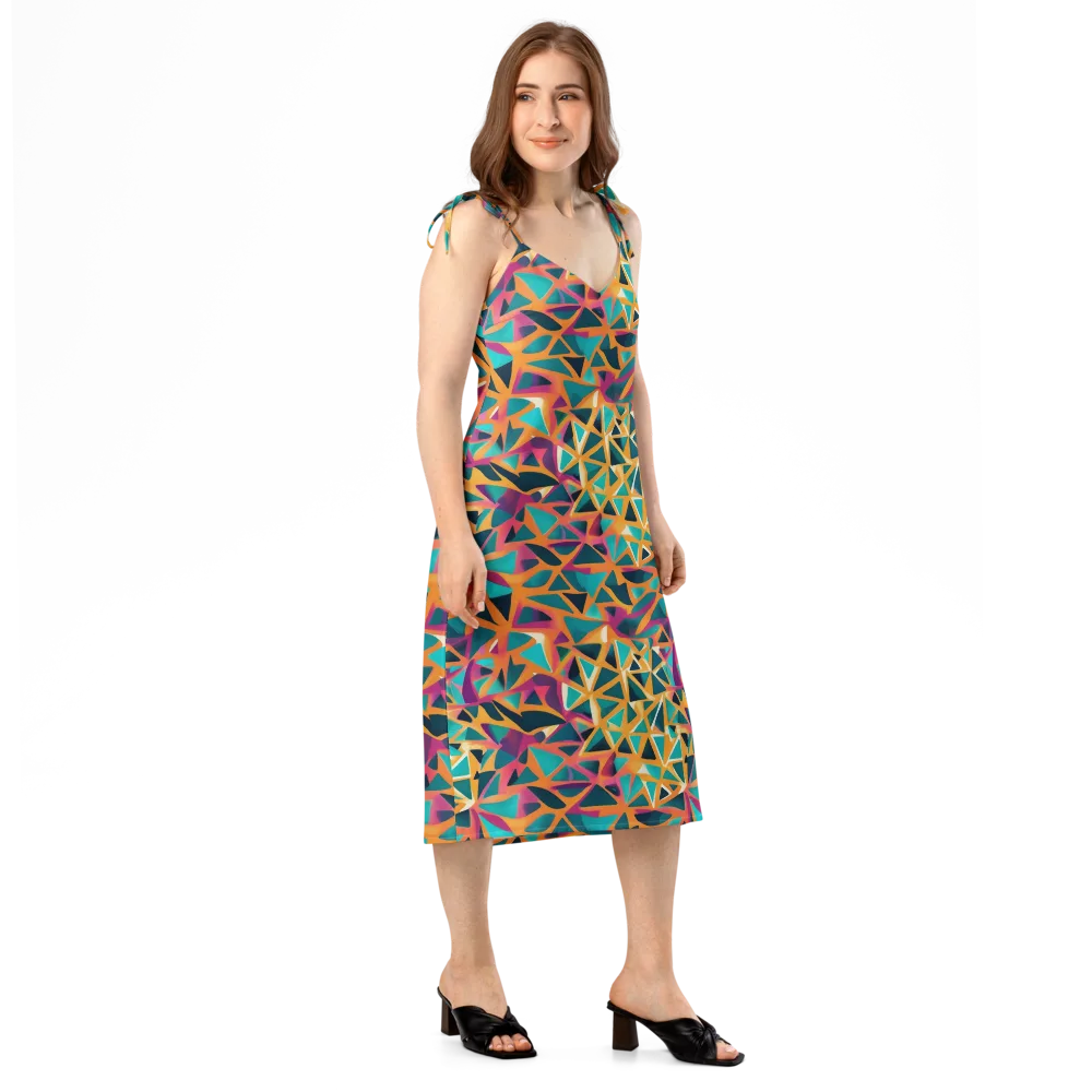Magma Matrix on Slip Dress — Right Front