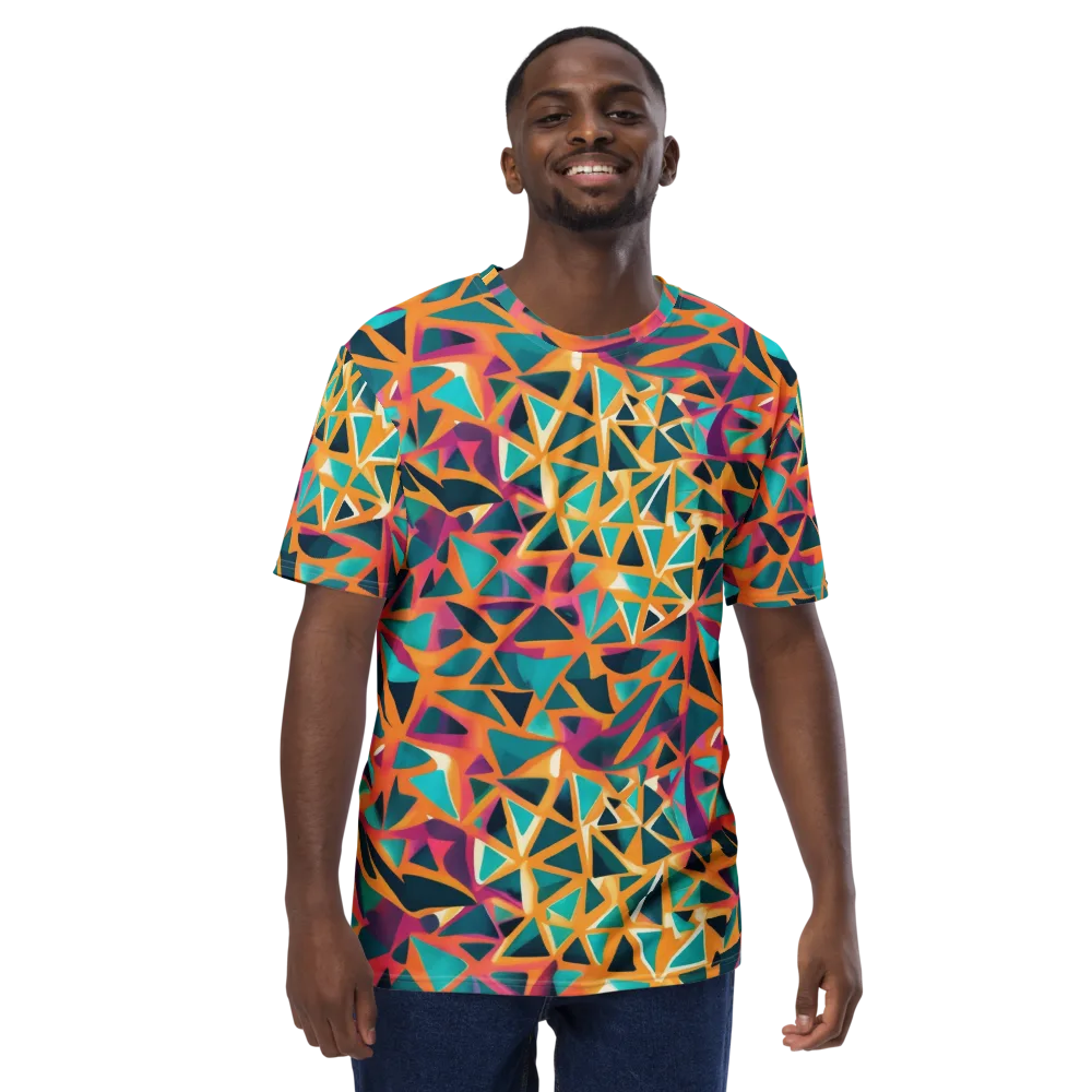 Magma Matrix on Men's Crew Neck T-Shirt — Front