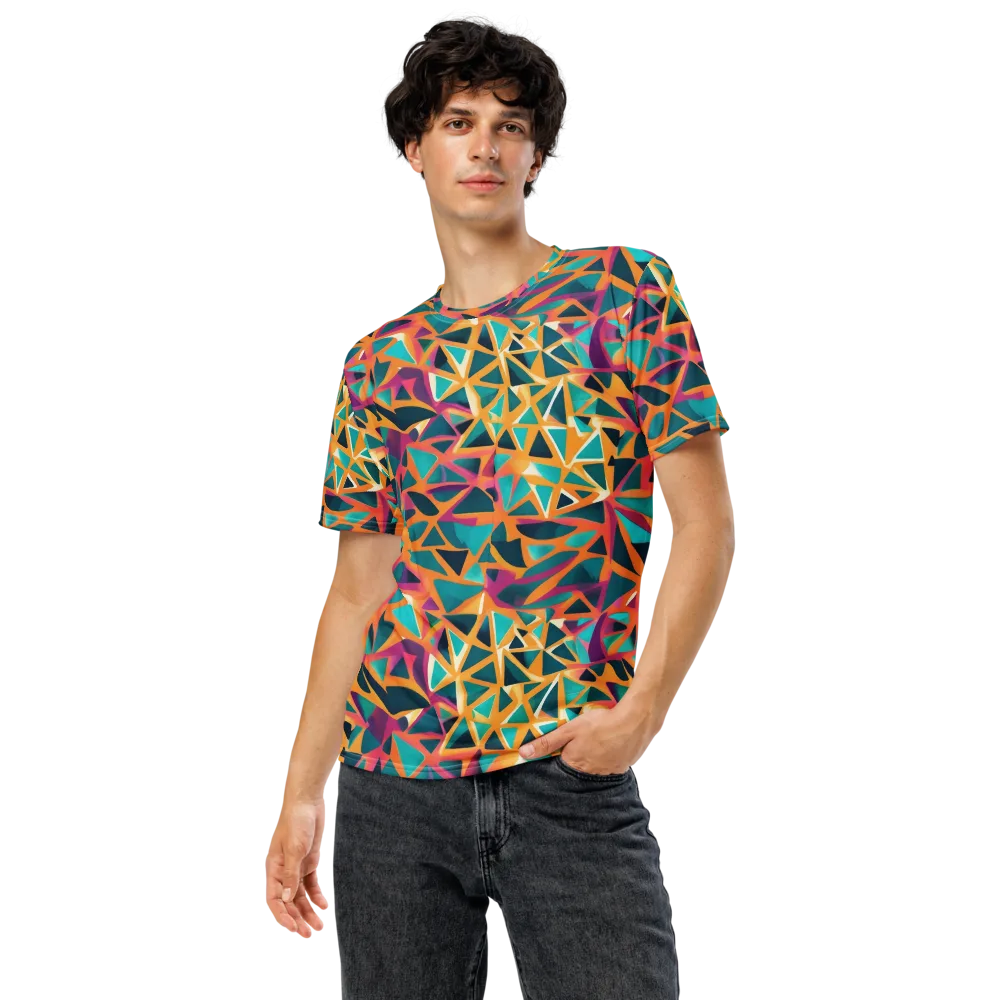 Magma Matrix on Men's Crew Neck T-Shirt — Front