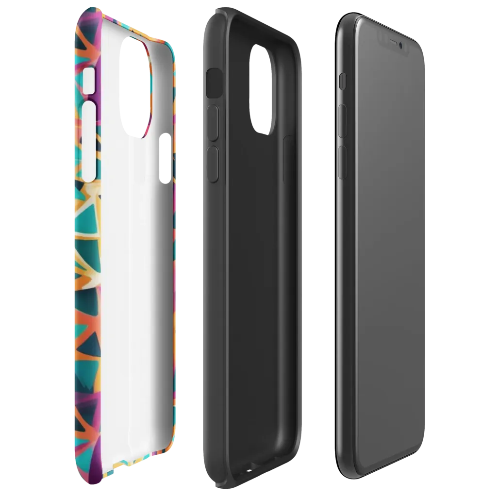 Magma Matrix on Tough Case for iPhone® — Right