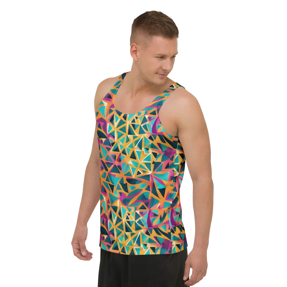 Magma Matrix on Men's Tank Top — Left Front