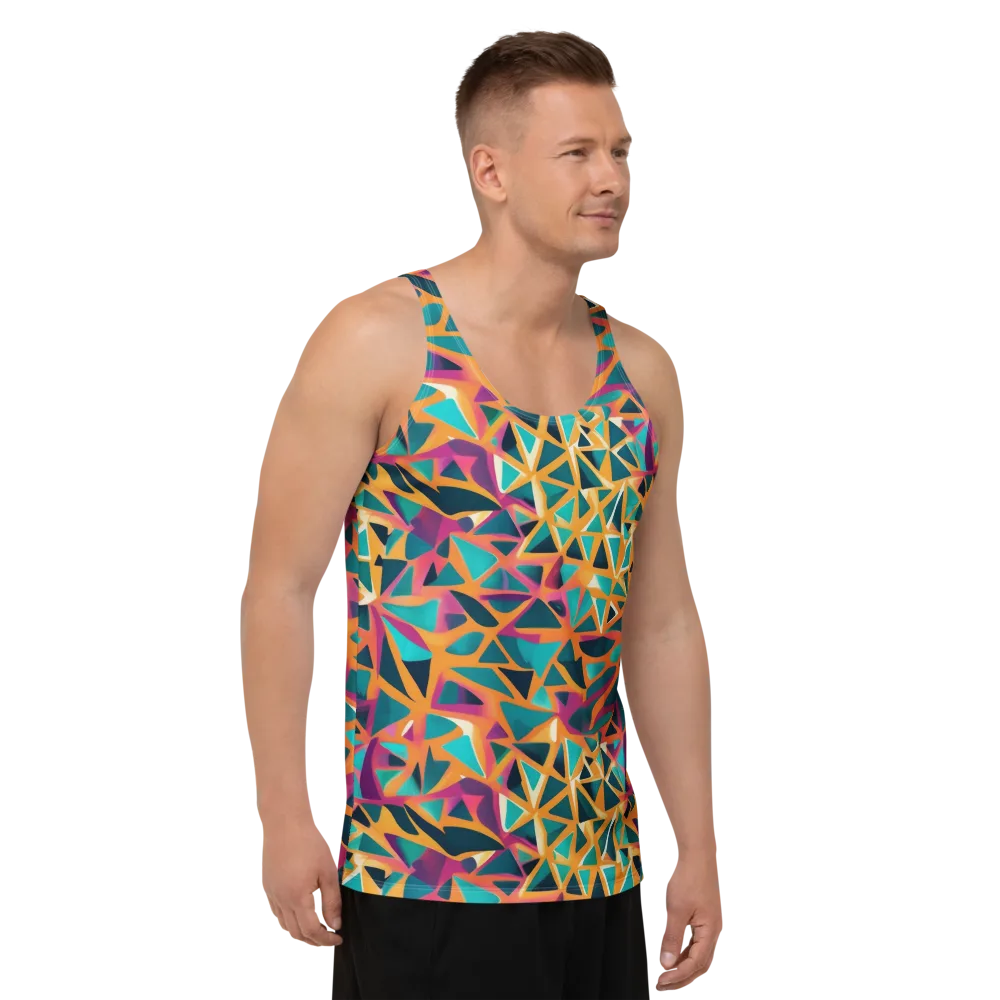 Magma Matrix on Men's Tank Top — Right Front