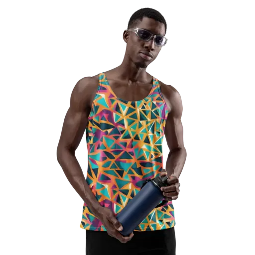 Magma Matrix on a Men's Tank Top
