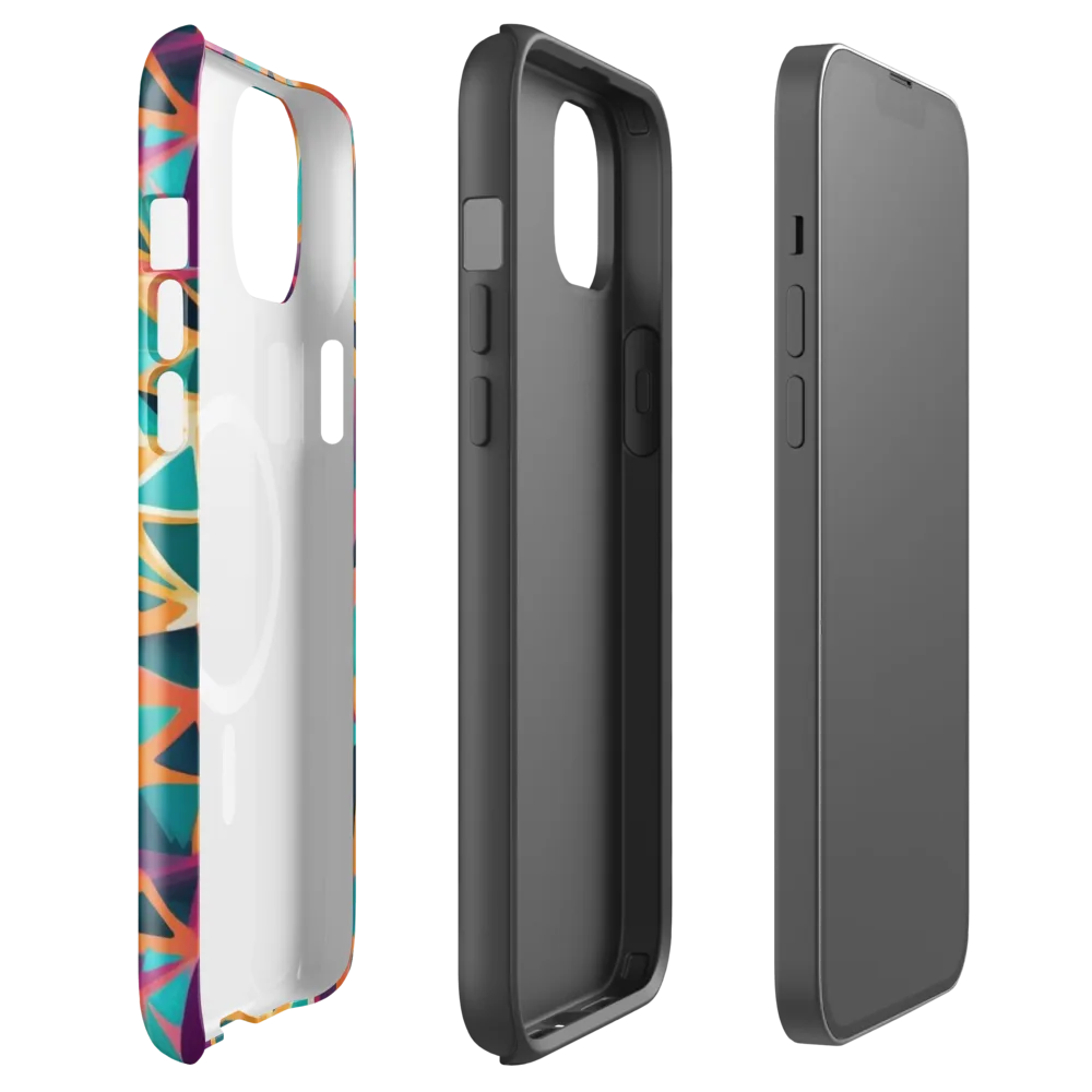 Magma Matrix on MagSafe Tough Case for iPhone® — Front