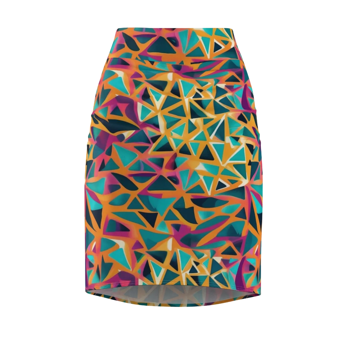 Magma Matrix on Pencil Skirt — Front