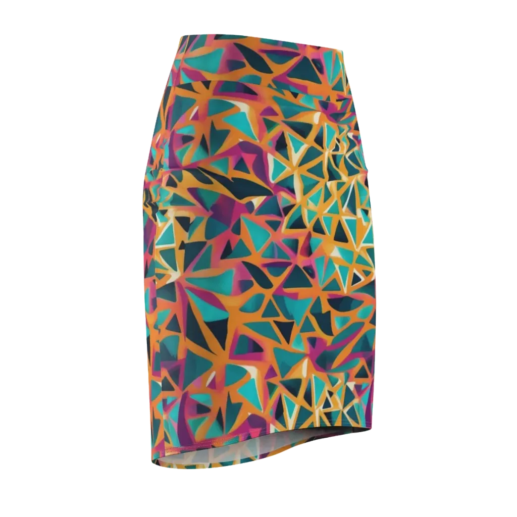 Magma Matrix on Pencil Skirt — Front Side