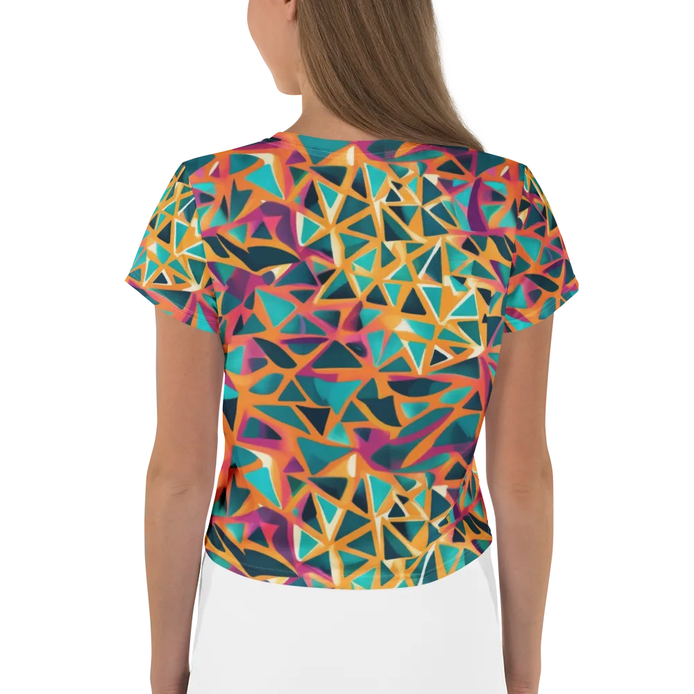 Magma Matrix on Crop Tee — Back