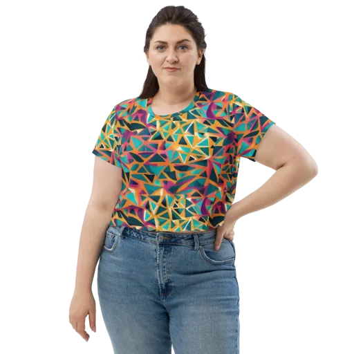 Magma Matrix — Crop Tee