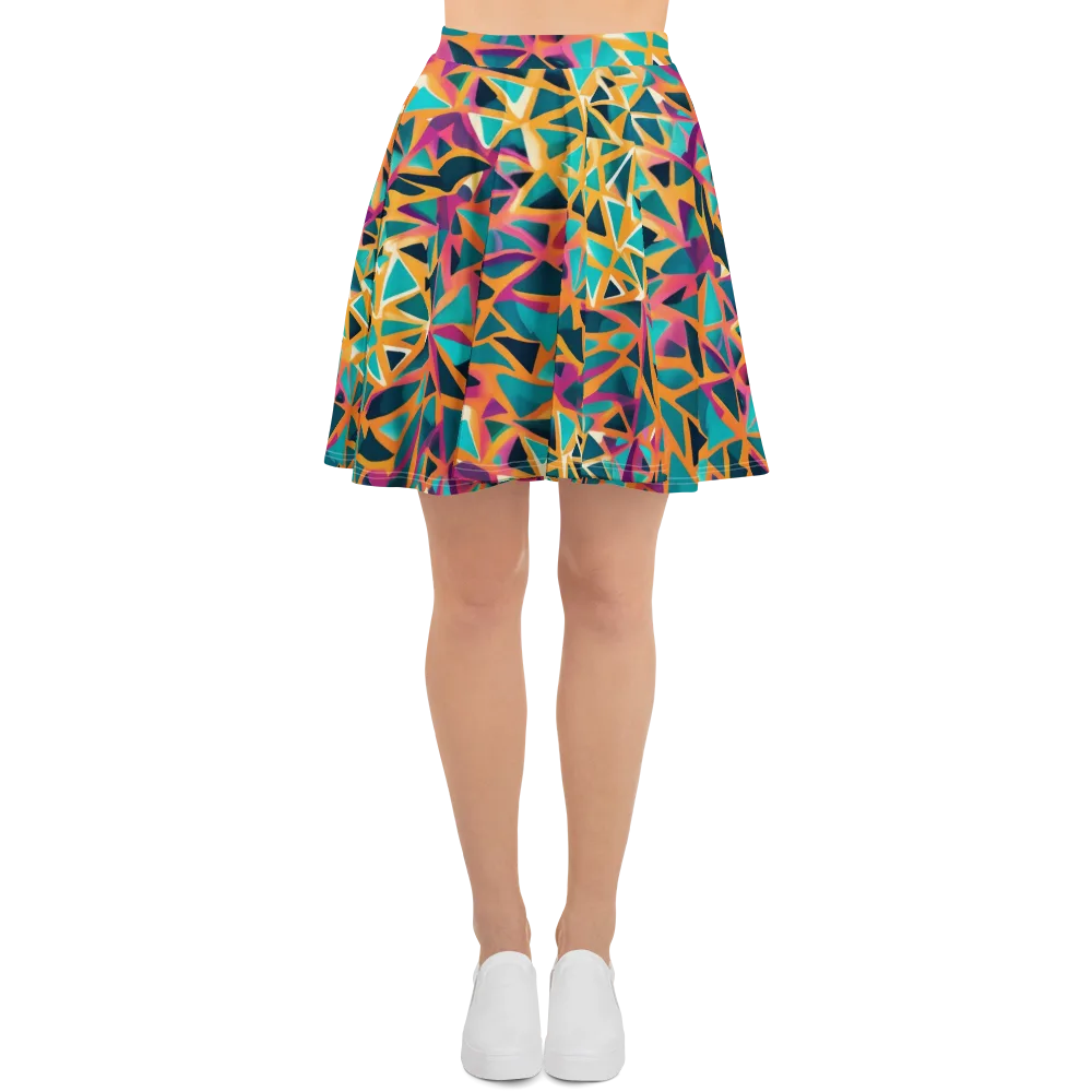 Magma Matrix on Skater Skirt — Front
