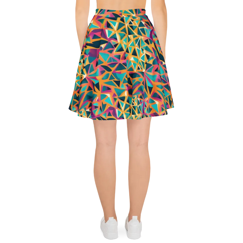 Magma Matrix on Skater Skirt — Back