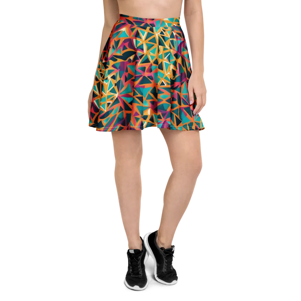 Magma Matrix on Skater Skirt — Front