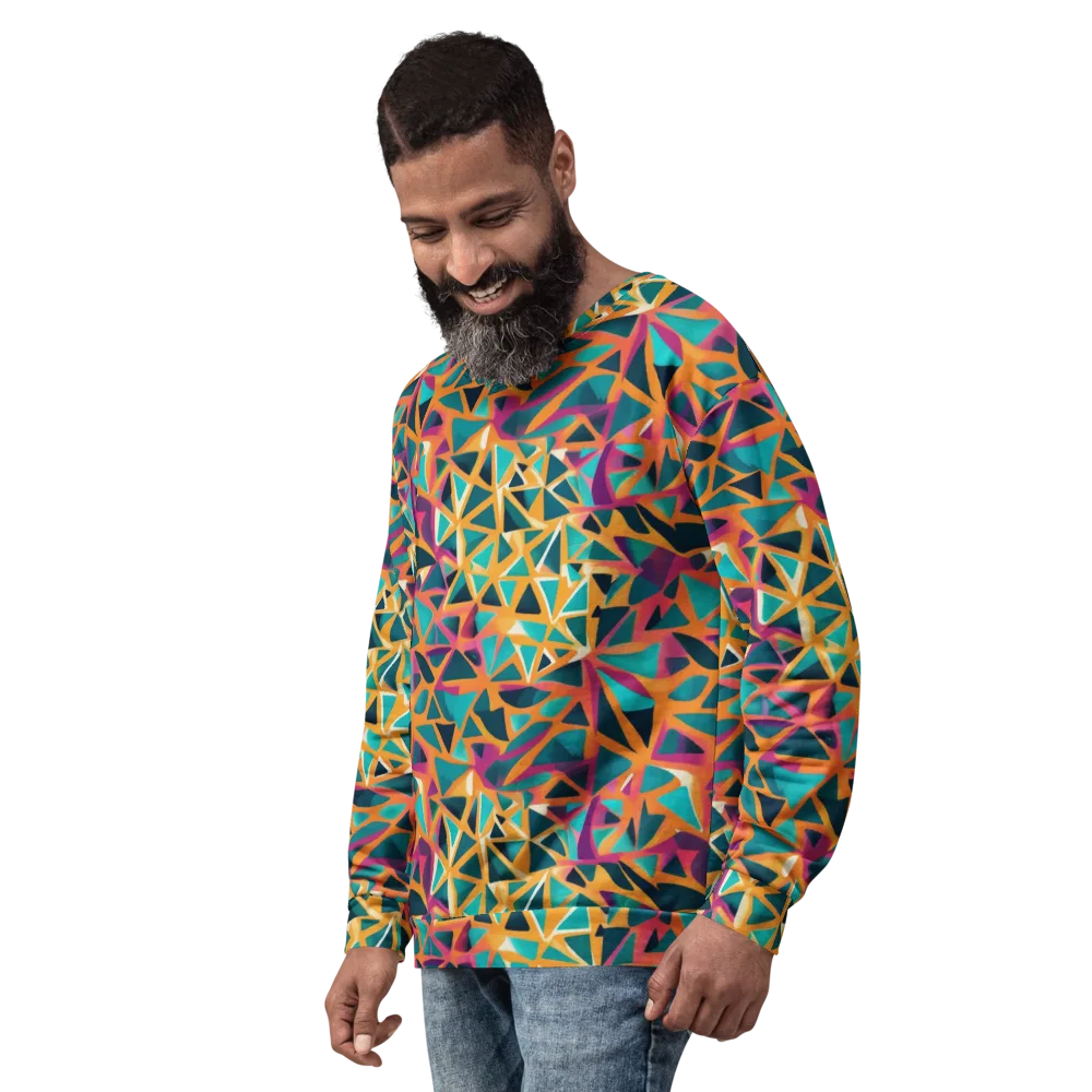 Magma Matrix on Sweatshirt — Left Front