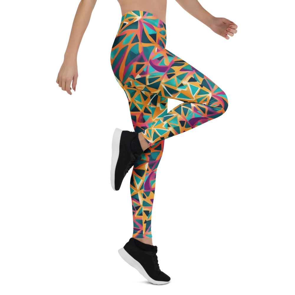 Magma Matrix on Leggings — Right