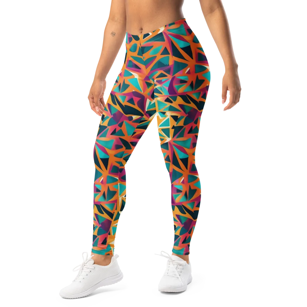 Magma Matrix on Leggings — Left Front