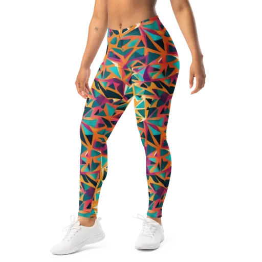 Magma Matrix on a Leggings
