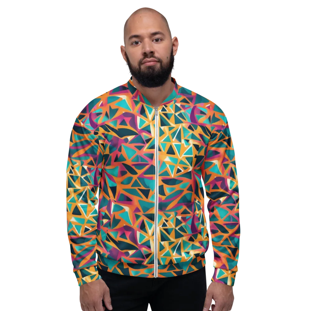 Magma Matrix on Bomber Jacket — Front