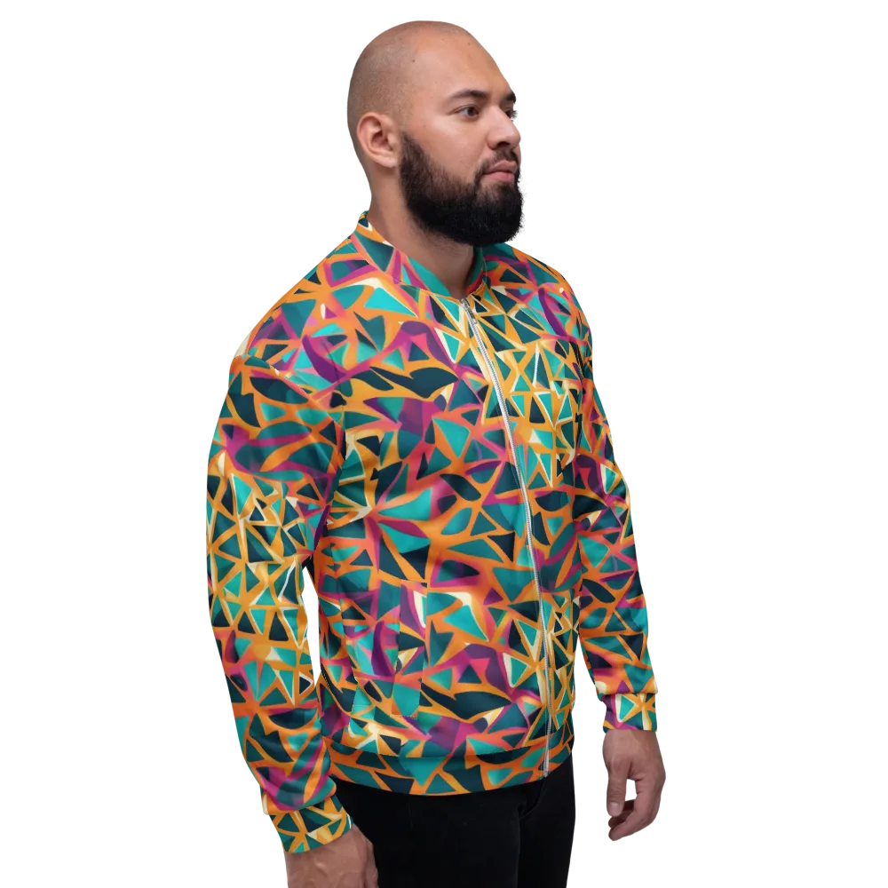 Magma Matrix on Bomber Jacket — Right
