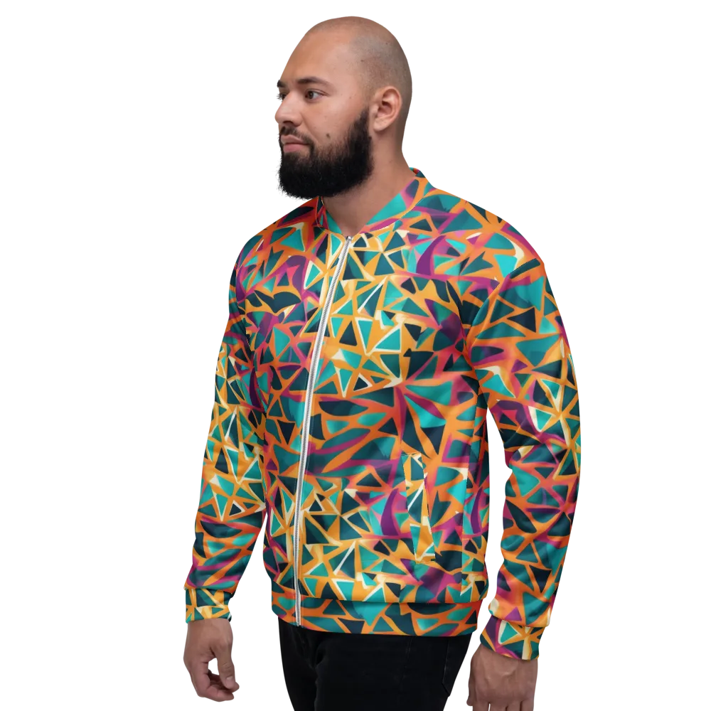 Magma Matrix on Bomber Jacket — Left
